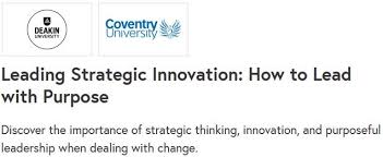 Leading Strategic Innovation Online Course Strategic Innovation Online Business Courses Innovation