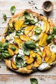 Pesto Zucchini And Peach Pizza With Burrata Rezept Mit Bildern Rezepte Pfirsich Pizza Abendessen Rezepte