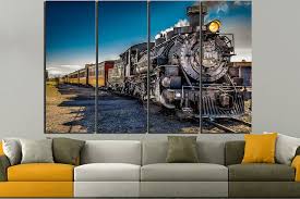 Train Canvas Print Steam Train Train Poster Train Canvas Train Etsy Train Wall Art Large Wall Art Train Posters