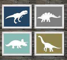 Boys Dinosaur Bedroom Wall Art Dinosaur Decor For Boys Boys Etsy Dinosaur Nursery Art Nursery Art Boy Dinosaur Bedroom Wall