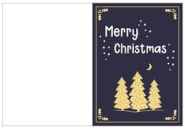 Merry christmas deer is a fun and festive printable christmas card that features a couple of rocking reindeer. 7 Best Free Printable Christmas Card Template Printablee Com