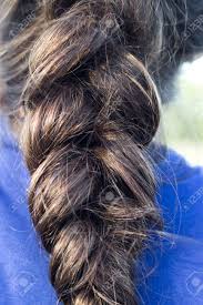 This comb over style can make men look even more attractive. Braid Hairstyle Brunette Dark Brown Or Black Long Hair Close Stock Photo Picture And Royalty Free Image Image 75164426