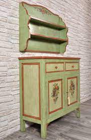 Credenza Con Piattaia Per Arredamenti E Prestigiose Case Di Montagna Costruita E Decorata A Mano Nello Stile Barocco 700 Tirolese Mobili Vangelista Mobili Decorazioni Arredamento