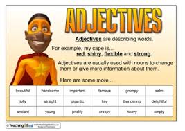 Adjectives Resources Teaching Ideas