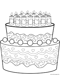 Search through 623,989 free printable colorings at getcolorings. Birthday Cake Coloring Pages Printable