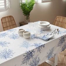 Coral Print Tablecloth And Napkin Tablecloths Napkins Tableware Zara Home United States Table Cloth Kitchen Table Decor Zara Home