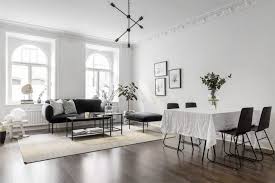 White Walls And Walnut Floors Coco Lapine Design White Walls Living Room Walnut Flooring Living Room Dark Wooden Floor Living Room