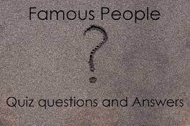 Think you know a lot about halloween? Famous People Quiz Questions And Answers Topessaywriter