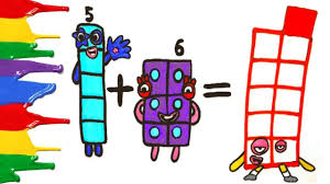 Numberblocks Numberblock Cbeebies Learntocount Learn To Count Coloring For Kids Drawing For Kids