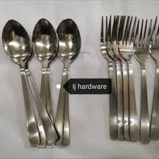 Di kalangan ahli masyarakat kita. Xtra Thick Stainless Steel Spoon And Fork Sudu Dan Garpu Jenis Super Tebal 6pcs In