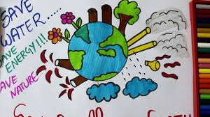How To Draw Mother Earth Drawing Stop Global Warming For Kids Save Earth Save Nature Save Trees Youtube When drawing mother nature, include flowers in the hair, a long flowing dress, a butterfly in one hand and some subtle shading.