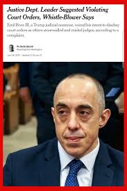 Former Justice Department lawyer Erez Reuveni is speaking out about a  pattern of troubling behavior he says he witnessed inside the DOJ that  undermined the rule of law.