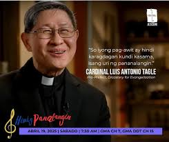 Para kay Cardinal Chito Tagle, ang musika ay panalangin na isinasa-buhay,  isang daan patungo sa mas malalim na ugnayan sa Diyos. Samahan siya sa  Himig Panalangin, isang dokumentaryo na sumasaliksik kung paanong