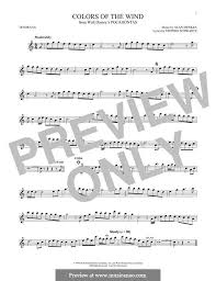 Check spelling or type a new query. Colors Of The Wind From Pocahontas Von A Menken Noten Auf Musicaneo