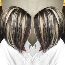 Super Fun Chunky Highlight Lowlight By Lindsey Nevaehsalonspa Nevaehsal Brown Hair With Blonde Highlights Hair Highlights Blonde Highlights On Dark Hair