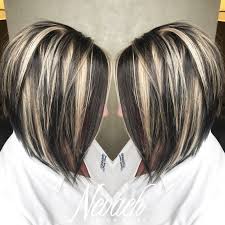 Latest thick easy hairstyle & haircut ideas for frizzy hair. Super Fun Chunky Highlight Lowlight By Lindsey Nevaehsalonspa Brown Hair With Blonde Highlights Blonde Highlights On Dark Hair Dark Hair With Highlights