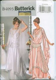 Butterick 4093 Out Of Print Flapper Dress Costume Sewing Pattern Sizes 12 14 16 Oop Great Gatsby Evening Dress Patterns Flapper Dress Pattern Gown Sewing Pattern