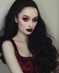 This is a more fun and cute version of a vampire and this is great if you want a more family friendly costume. Pinterest Littlemillelemos Halloween Makeup Looks Gothic Makeup Halloween Makeup