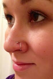 Double Nose Piercing Stud And Hoop Nose Piercing Hoop Double Nose Piercing Cute Nose Piercings