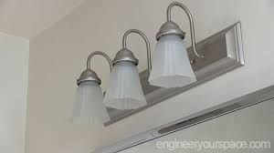 Diy Bathroom Lighting Fixture Makeover Smart Diy Solutions For Renters