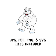 Abominable Snowman Layered Svg Snowman Svg Bumble Svg Etsy In 2020 Svg Silhouette Stencil Abominable Snowman