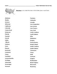 Every now and then i have to list the 50 states in a spreadsheet or report. 5 0 S T A T E S A B C O R D E R W O R K S H E E T Zonealarm Results