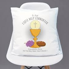 I think it was about €35/€40 Personalised First Holy Communion Cushion The Gift Experience