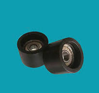 6*25*18mm Black POM Coated Tire Wheel Arc Ball Bearing for Furniture Pulley  4Pcs | eBay