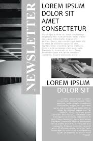 Black And White Ads Examples Black White Newsletter Design Template Newsletter Design Templates Newsletter Templates Newsletter Design