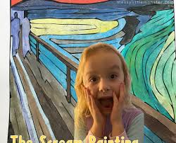 Scream coloring pages are a fun way for kids of all ages to develop creativity, focus, motor skills and color recognition. Edvard Munch The Scream Painting For Kids Printable Included Messy Little Monster