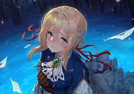 Explore and download tons of high quality anime wallpapers all for free! Violet Evergarden Crying Blonde Sad Face Papers Anime Hd Wallpaper Wallpaperbetter