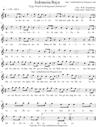 Lagu Wajib Kebangsaan Indonesia Raya Lagu Lagu Kebangsaan Hafalan