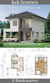 50 one 1 bedroom apartment/house plans | architecture & design. Sims 3 Modern House Ideas Awesome Small Home Design Plan 9 4 8 2m With 4 Bedrooms Untung Architectural House Plans Model House Plan Modern House Floor Plans
