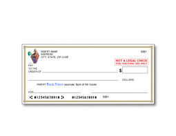 Print checks online in seconds. Bank Check Template Education World
