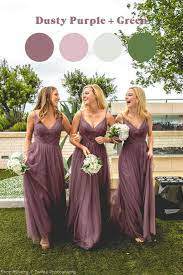5% coupon applied at checkout. Popular Fall Wedding Color Palette Dusty Purple Amp Green Purple Bridesmaid Dresses Tulle Bridesmaid Dress Wedding Bridesmaid Dresses
