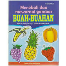 50 gambar mewarnai untuk anak paling lengkap web informasi. Buku Anak Menebali Dan Mewarnai Gambar Buah Buahan Untuk Pg Tk Serba Jaya Shopee Indonesia