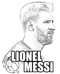 Lionel messi coloring page from soccer category. Messi Coloring Pages For Football Lovers Educative Printable