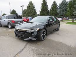 Used 2018 Honda Accord Sport 2 0t Automatic Sedan Port 2 0t Automatic Sedan New 4 Dr Automatic Gasoline 2 0l 4 Cyl Crystal Black 2017 2018 2018 Honda Accord Honda Accord Honda Accord Sport