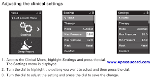 Resmed leak port learn circuit hmef configuration . Resmed Airsense 10 Aircurve 10 Setup