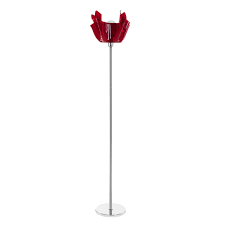 Modernes Design Stehlampe H190 Cm Rot Polly In Italien Hergestellt