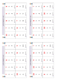 Le jeu des tables de multiplication. Un Jeu De Loto Pour Apprendre Et Memoriser Les Tables De Multiplication De 7 A 10 Table De Multiplication Multiplication Loto