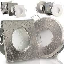 einbaustrahler 50mm flach bad led feuchtraum ip65 230v aussen 5w dimmbar aqb mer ebay einbaustrahler strahler led