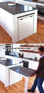 Diy Hideaway Home Projects 15 Nifty Tiny House Or Anythijg Type Of Table Kitchen Island Storage Diy Kitchen Table Tiny House Kitchen