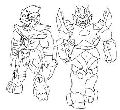 Gambar Mewarnai Mini Force