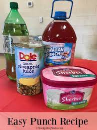 Easy Punch Recipe Recipe Easy Punch Recipes Party Punch Recipes Punch Recipes
