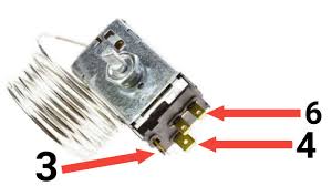 When wiring a 240 volt heater, a double pole thermostat should be used. Description Refrigerator Thermostat Connection And Full Electric Wiring Refrigerator Diagram With Prac Thermostat Wiring Electrical Circuit Diagram Thermostat