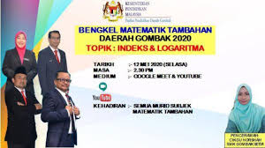 Share your amazing pejabat pendidikan daerah gombak clipart with people all over the world! Bengkel Matematik Tambahan Daerah Gombak Indeks Logaritma Youtube Cute766