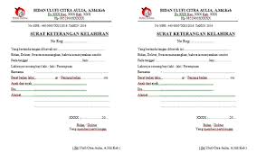 Maybe you would like to learn more about one of these? Contoh Surat Keterangan Lahir Dari Bidan Contoh Surat