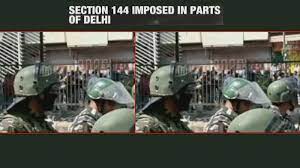 Section 144 of crpc was imposed recently in delhi ncr. Violent Caa Protests Section 144 Imposed In Parts Of Delhi City Times Of India Videos