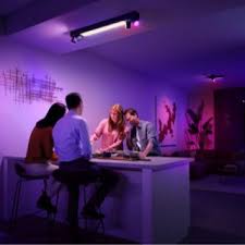 Recessed ceiling lights illuminate the entire space. Philips Hue Smart Ceiling Lights Philips Hue